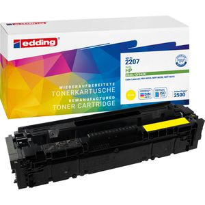 Edding kompatibel für HP 203X, CF542X,  Druckerpatrone EDD-2207, 2500 Seiten, gelb