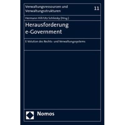Herausforderung e-Government, Taschenbuch von , Nomos, 978-3-8329-4940-2