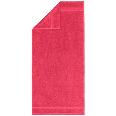 Handtücher EGERIA "Manhatten Gold", rot (swedish rot), B:50cm L:100cm, Frottier, Obermaterial: 100% Baumwolle, Handtücher, Uni Programm mit Streifenbordüre, reine Baumwolle