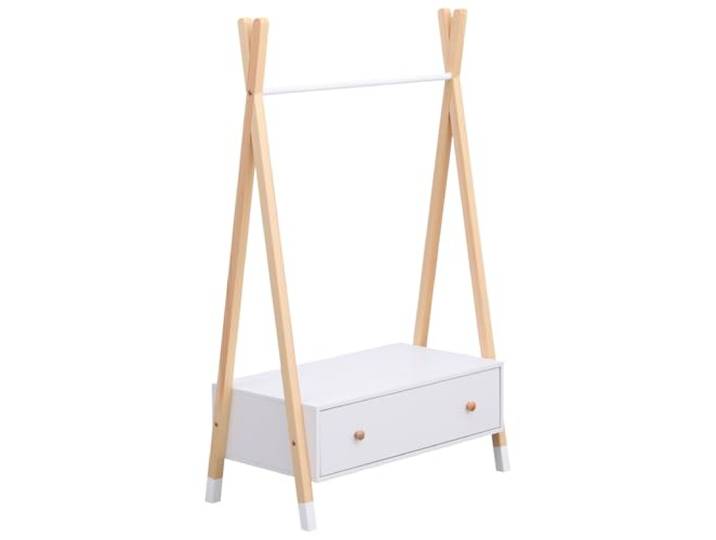 Happy Garden Penderie pour Enfant Lou avec tiroir de Style scandinave\, Portant à vêtements