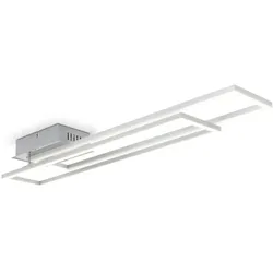 LED Wand- und Deckenleuchte,chrom-alu, LED/40W