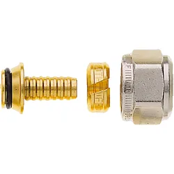 Klemmverschraubung vernickelt für Kunststoffrohr 16x2 mm und G 3/4 Außengewinde