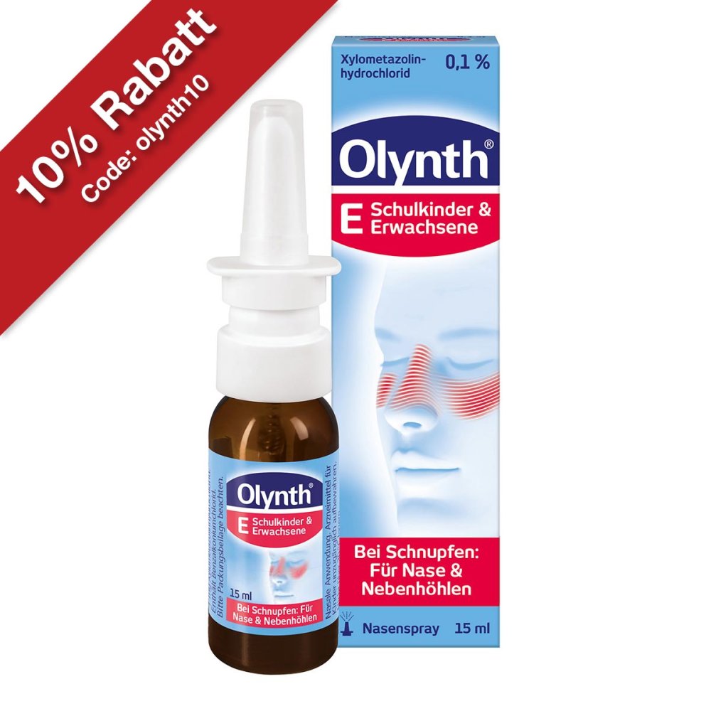 Kenvue Germany GmbH (OTC) Olynth E 0,1 % Nasenspray Schulkinder und Erwachsene 04300124