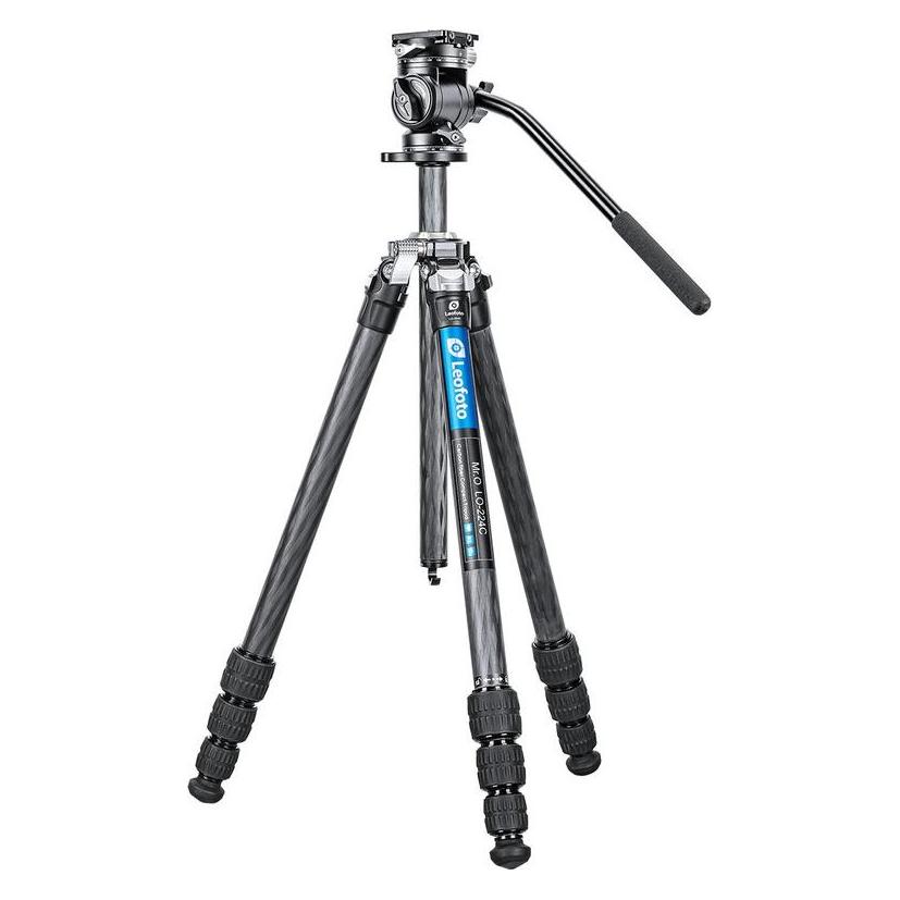 Leofoto LO-224C + Videoneiger BV-1R (Carbon, Metall) (LO-224C+BV-1R)