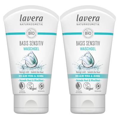 Lavera Basis Sensitiv Waschgel Doppelpack 2x125 ml Gel