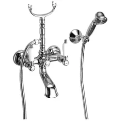 Herzbach Anais Classic Wannenarmatur 32402000201 chrom, Aufputz, Stilgriff