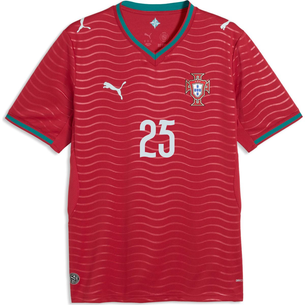 Puma FPF Home Jersey Replica Player club red-green lagoon-nm (75) XL 788141-75-XL