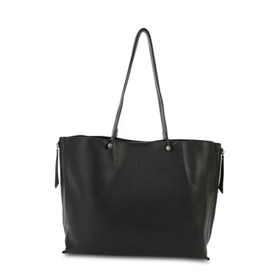 Henkeltasche HARPA "PADUA", Damen, Gr. B/H/T: 13cm x 28cm x 36cm, schwarz, Lederimitat, unifarben, Taschen, in Lederoptik mit 3 Hauptfächern