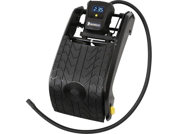 Michelin Dubbele Voetpomp - Digitale Drukmeter 7 bar - Zwart