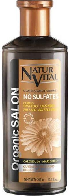 NaturVital Champú Orgánico de Salón Sin Sulfatos Cabello Dañad 300ml