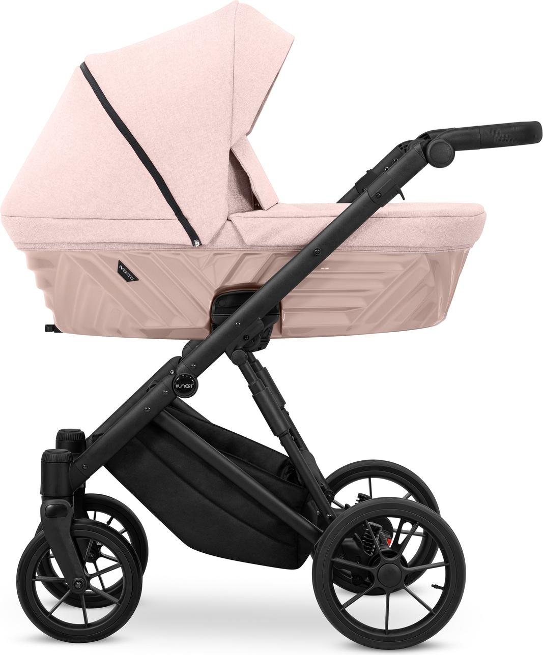 Kunert Ivento Black Smoky Pink 2-in-1 Kinderwagen