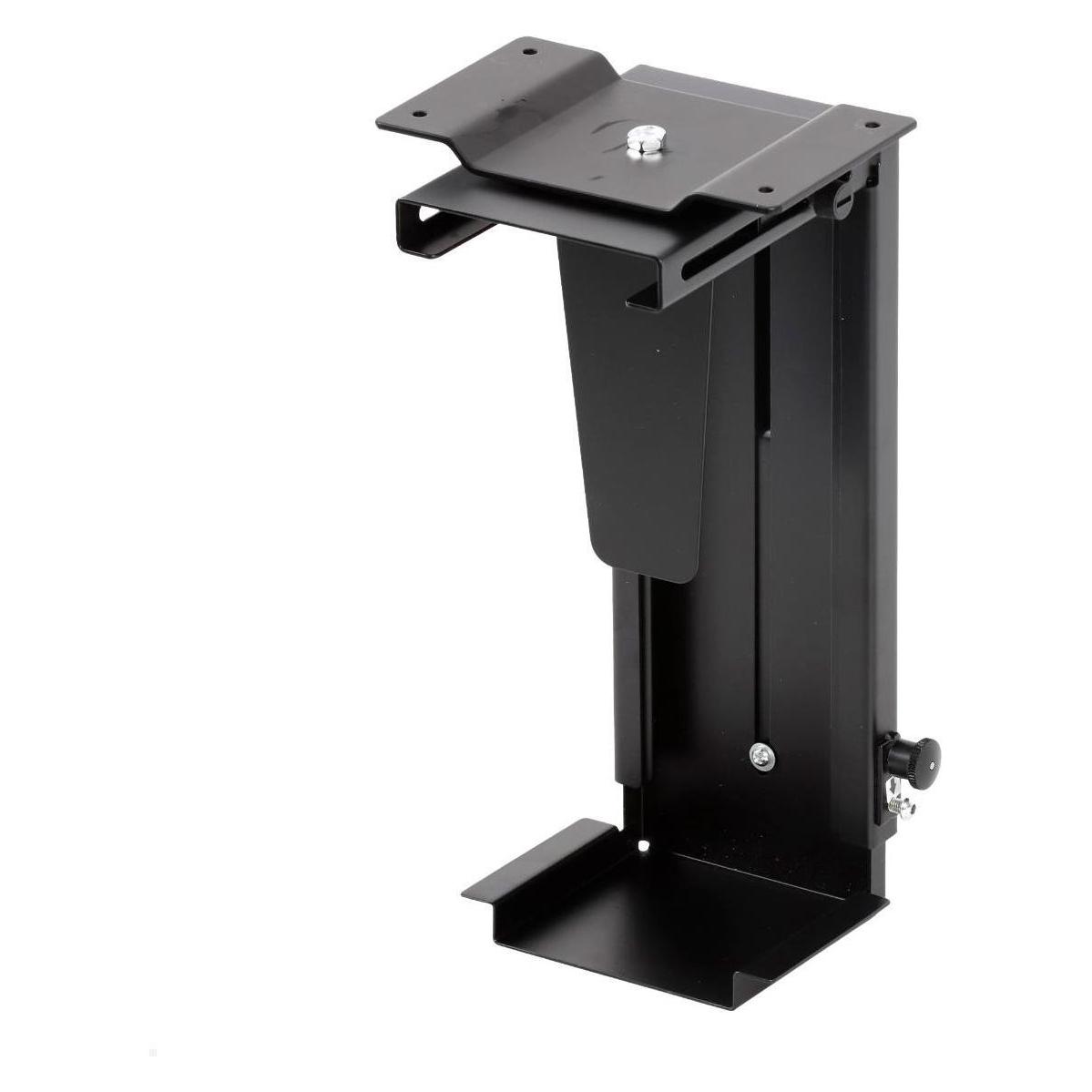 TecLines TPH001B PC Halterung Untertisch 80-220 mm, schwarz (TPH001B)