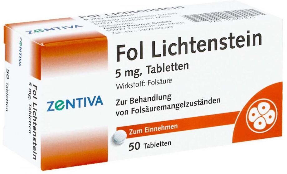 Fol Lichtenstein 5 mg Tabletten
