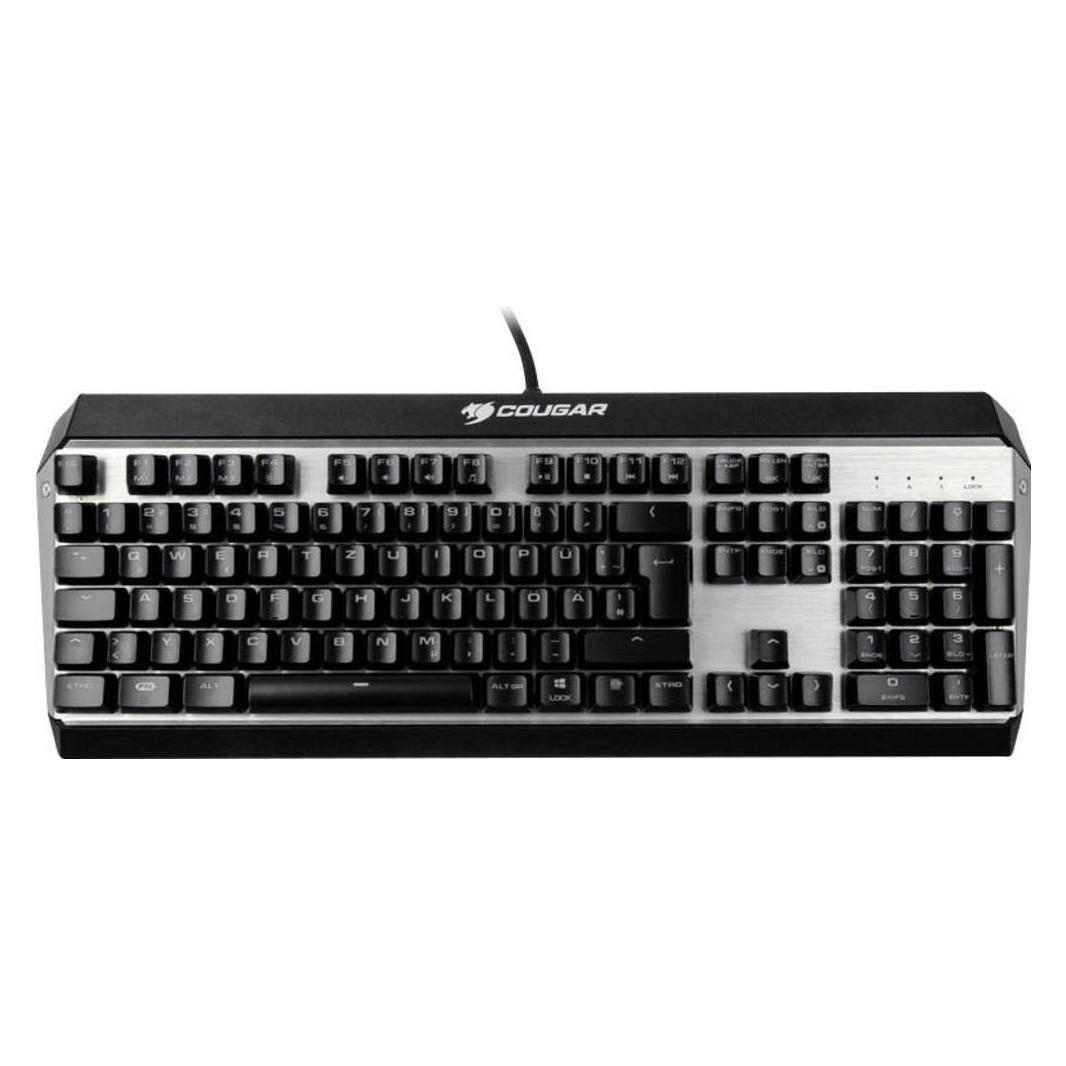 Cougar Attack X3 RGB Gaming Tastatur, MX Red, DE Layout (DE, Kabelgebunden) (37ATRM1MB.0001)