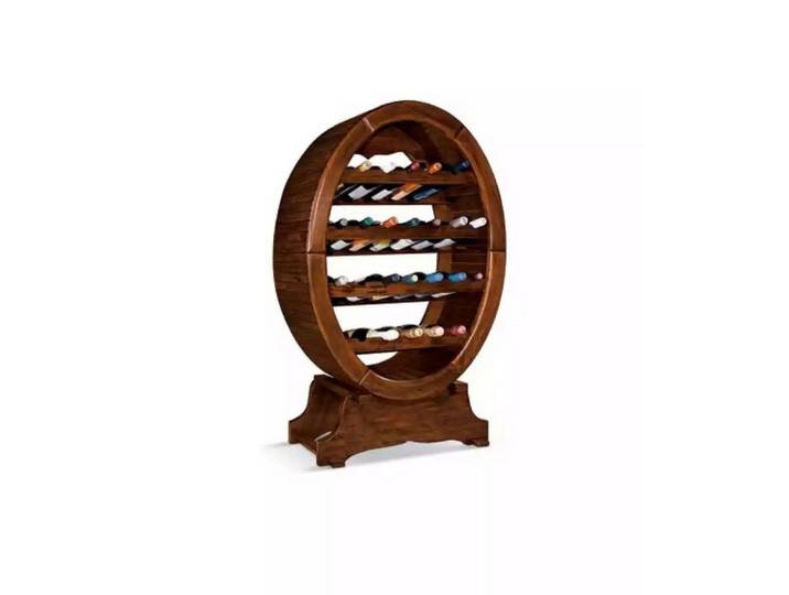 JVmoebel Barschrank Eleganter Barschrank aus Holz in warmem Braun mit Einlegeböden (1-St)