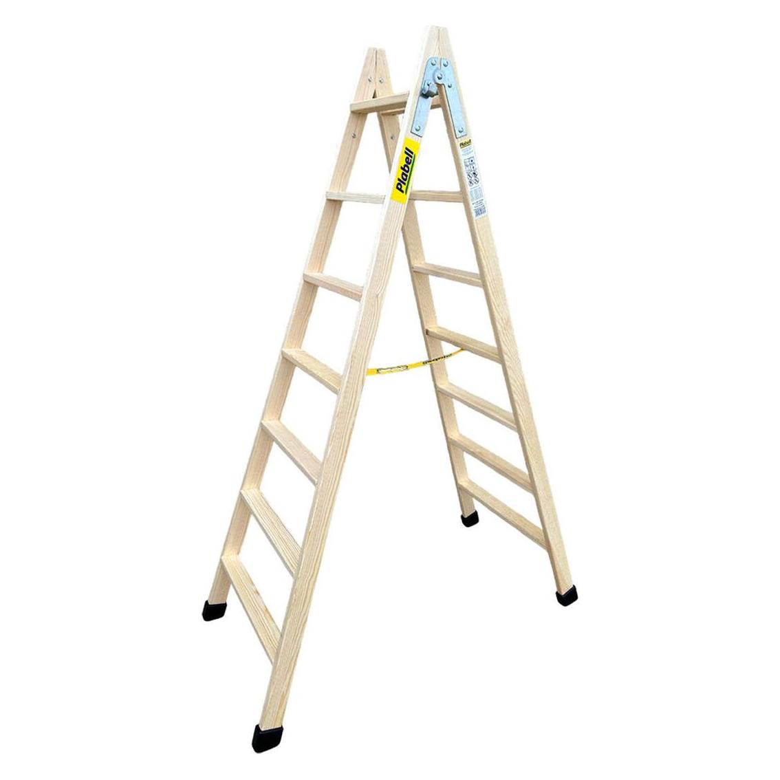 Label Plabell Klappbare Leiter Bld-7 Holz 190 Cm (Stehleiter) (45332032)