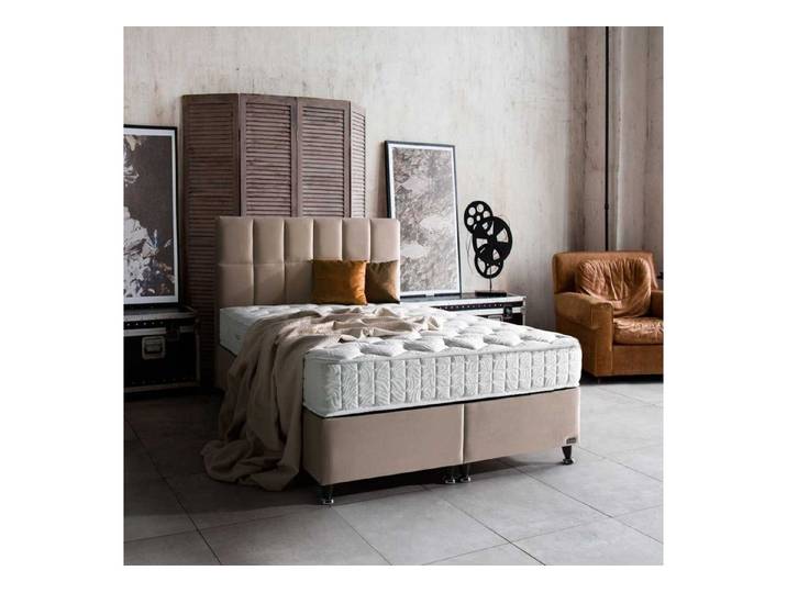 gowoll Boxspringbett Matratze Boxspringbett 180x200 - 90x200 (Doppelbett, Polsterbett mit Kopfteil ink. Matratze)