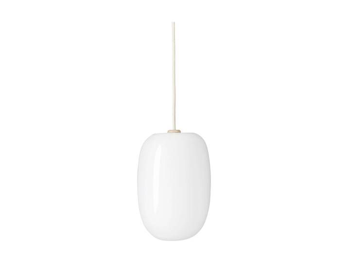 Örsjö Belysning Suspension allongée Pebble allongée Blanc
