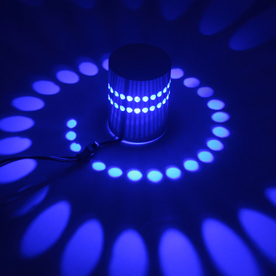 HomeDecorAndMore LLC Spiral Lighting Effect LED Wall Lamp Blue