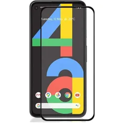Screenguard Google Pixel 4a Full Screen Panzerglas Schutzfolie 2.5D 9H (Google Pixel 4a), Smartphone Schutzfolie, Schwarz
