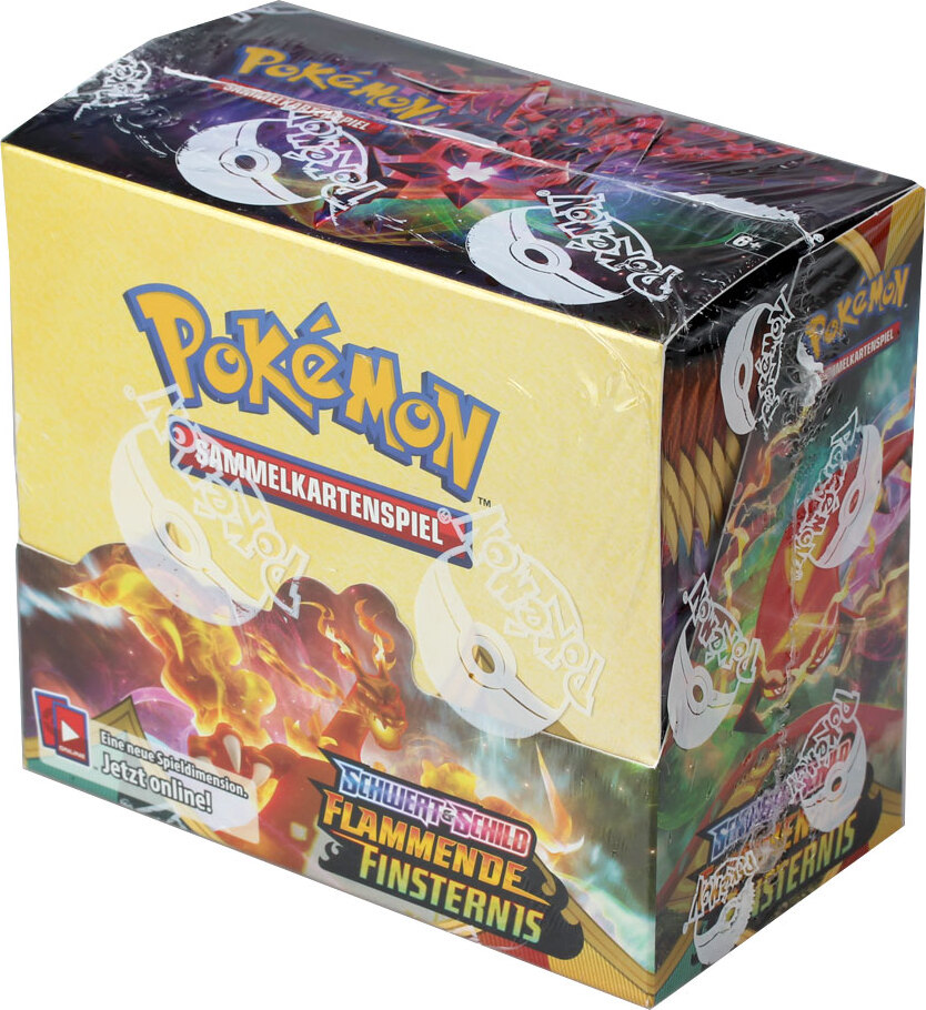 Pokémon Company International Pokémon Schwert und Schild Flammende Finsternis Booster Display PCI45205