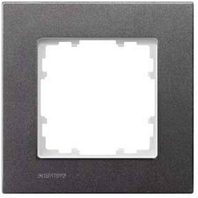 Siemens Schalterprogramm 1fach Rahmen Delta Carbon 5TG11112 1St.