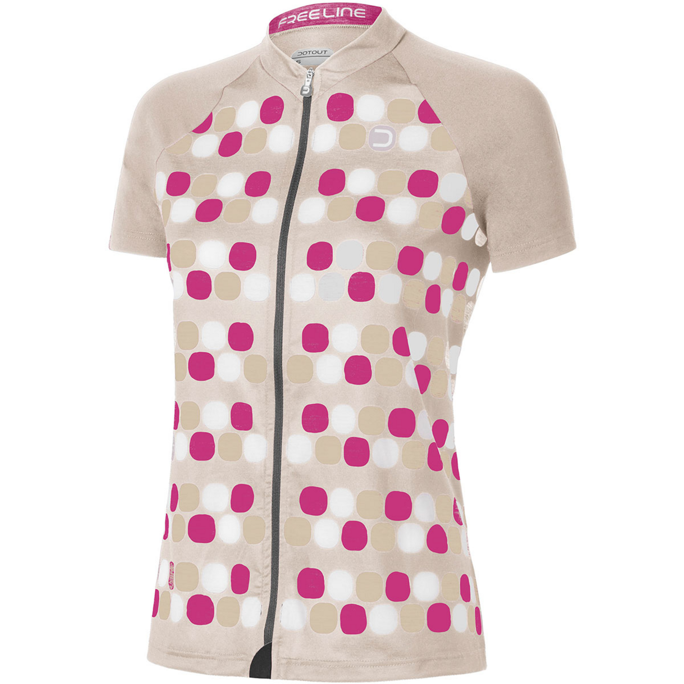 Dotout Aven Radtrikot Damen Radtrikots beige Größe XL Rennrad | Gravel Elastisch