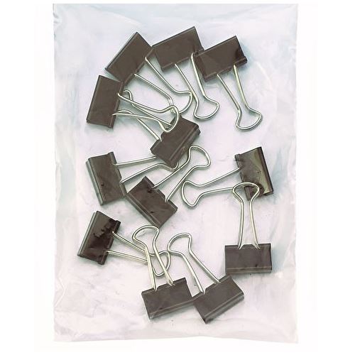 WEDO Klemmer Foldback 25 mm in 12er SB-Packung