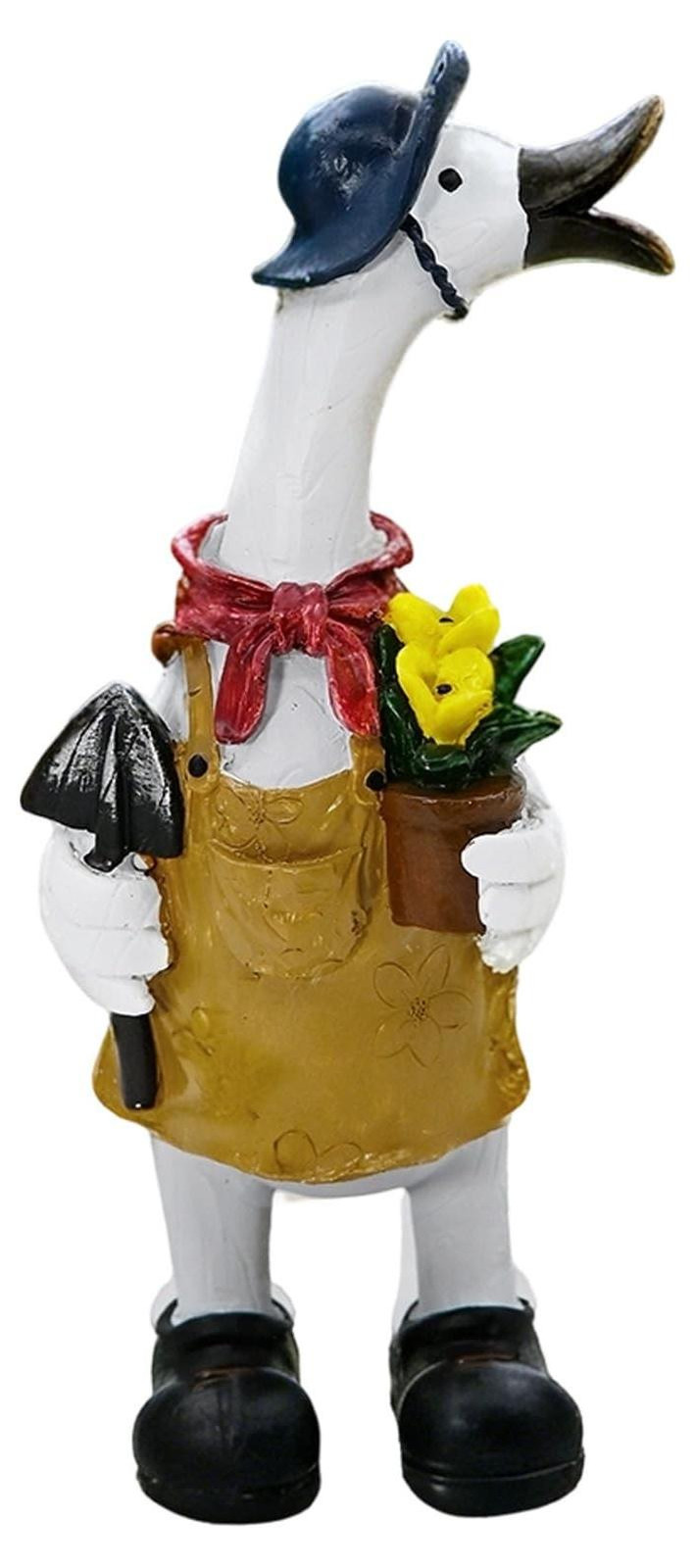 Weerbestendig tuinbeeld van hars voor op tafel