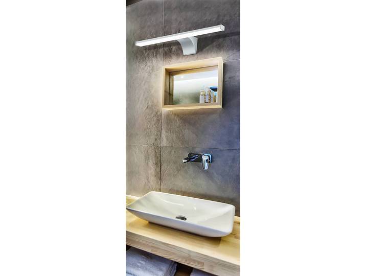 Applique murale Pandella 2 40 x 8 x 15cm Argenté Matériau : Matière plastique, Matière plastique Type de matière synthétique : Polycarbonate