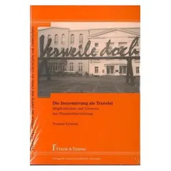 Die Inszenierung als Translat, Fachbücher von Yvonne Griesel