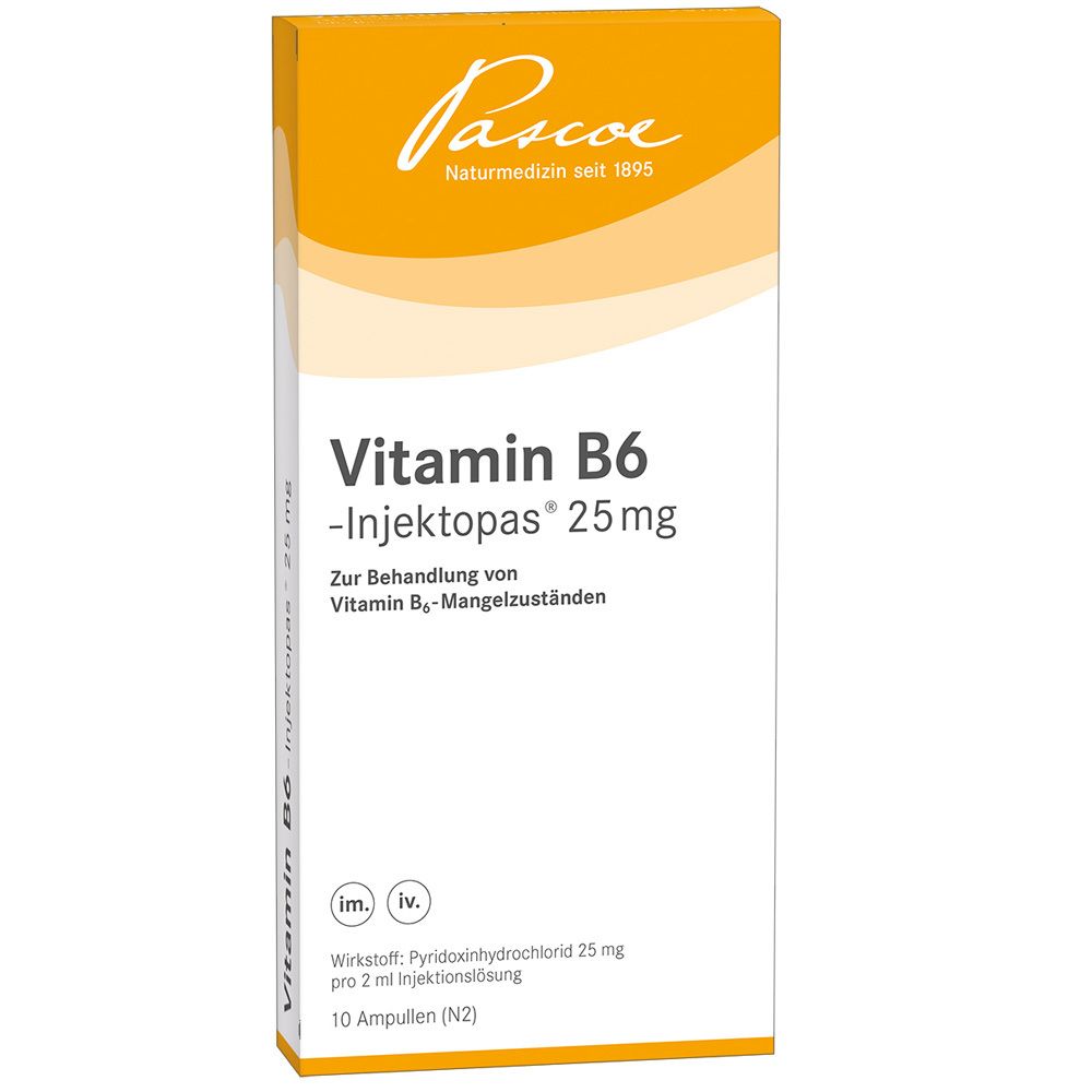 Vitamin B6-Injektopas 25 mg Injektionslösung 10x2 ml