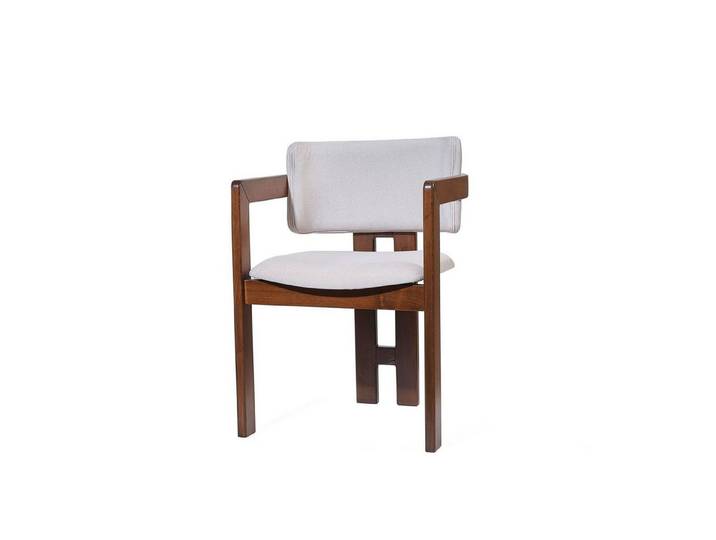 Villa Möbel Esszimmerstuhl Tanca Beige - Holz (Stuhl Set: Set enthält, 4 St), Quality Made in Turkey, Hand Made Quality, Luxus-Microfaser