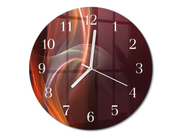 WANDUHR fi30 cm - Abstrakte Linien