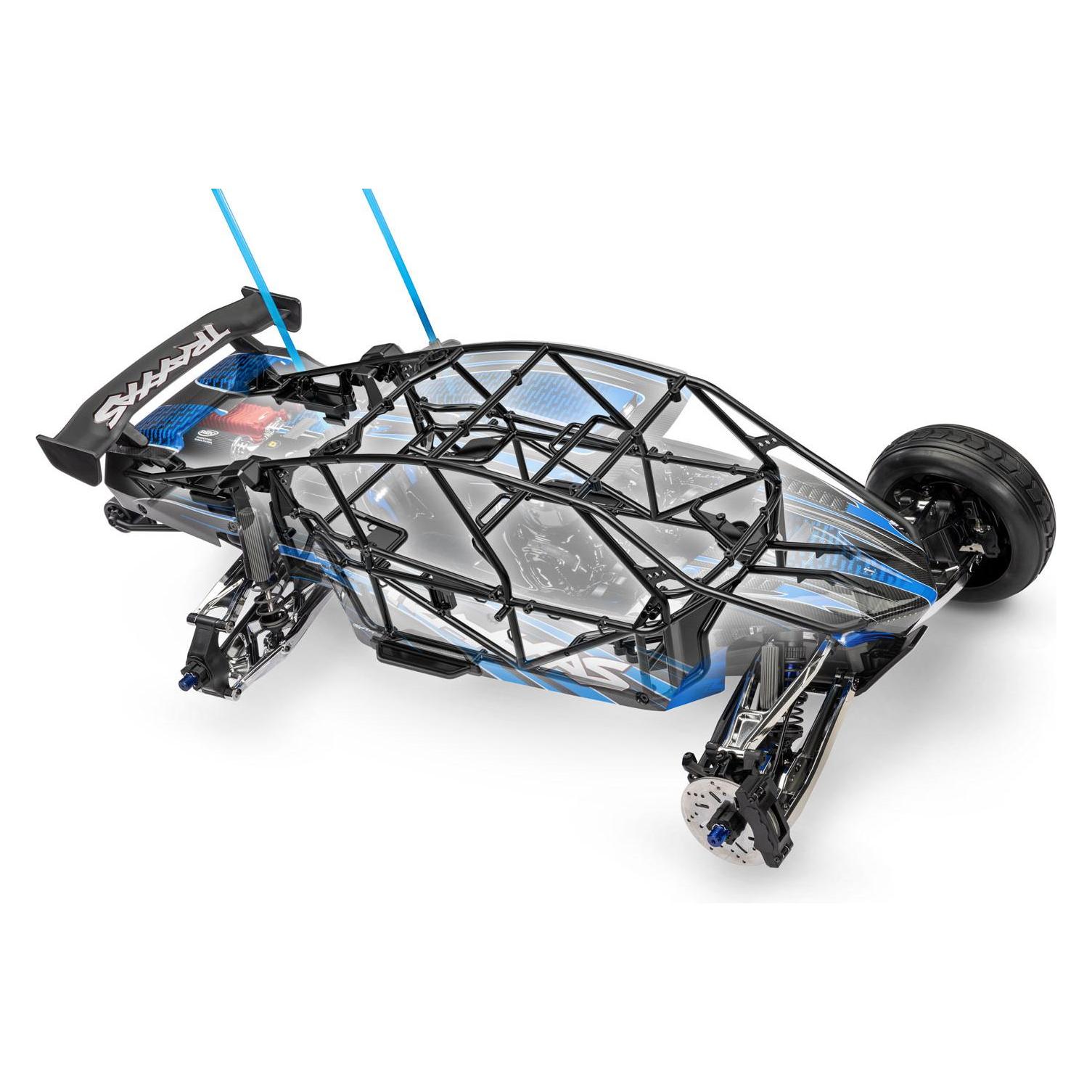 Traxxas FUNCO RWD 8S VXL blau 1/6 Sand Car RTR Brushless, ohne Akku/Ladegerät (RTR Ready-to-Run) (TRX109076-4-BLUE)