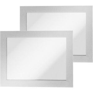Durable 4870-23 Duraframe Magnetrahmen A6 silber, 2 Stück