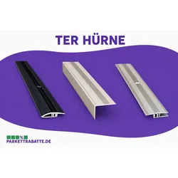 ter Hürne SK Übergangsprofil Edelstahl selbstklebend Typ UEK 003 2700x3x30 mm