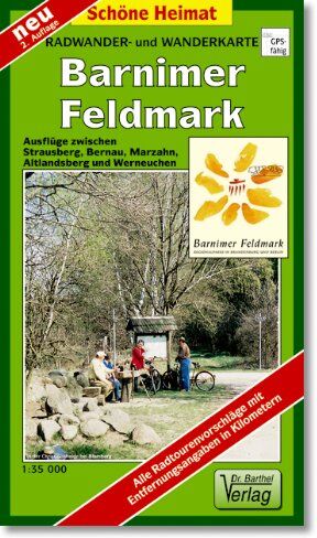 Radwander- und Wanderkarte Barnimer Feldmark: Ausflüge zwischen Marzahn, Bernau, Strausberg und Altlandsberg. 1:35000 - Preis vom 09.10.2026 07:28:09 h