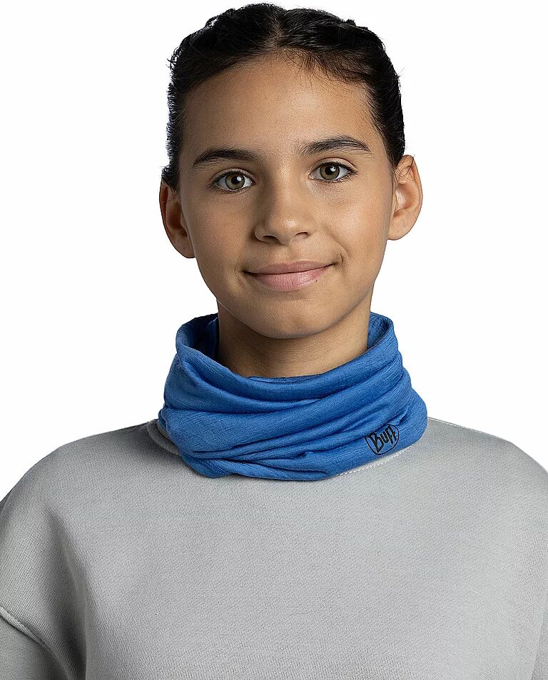 BUFF Kinder Multifunktionstuch Lightweight Merino Wool blau B