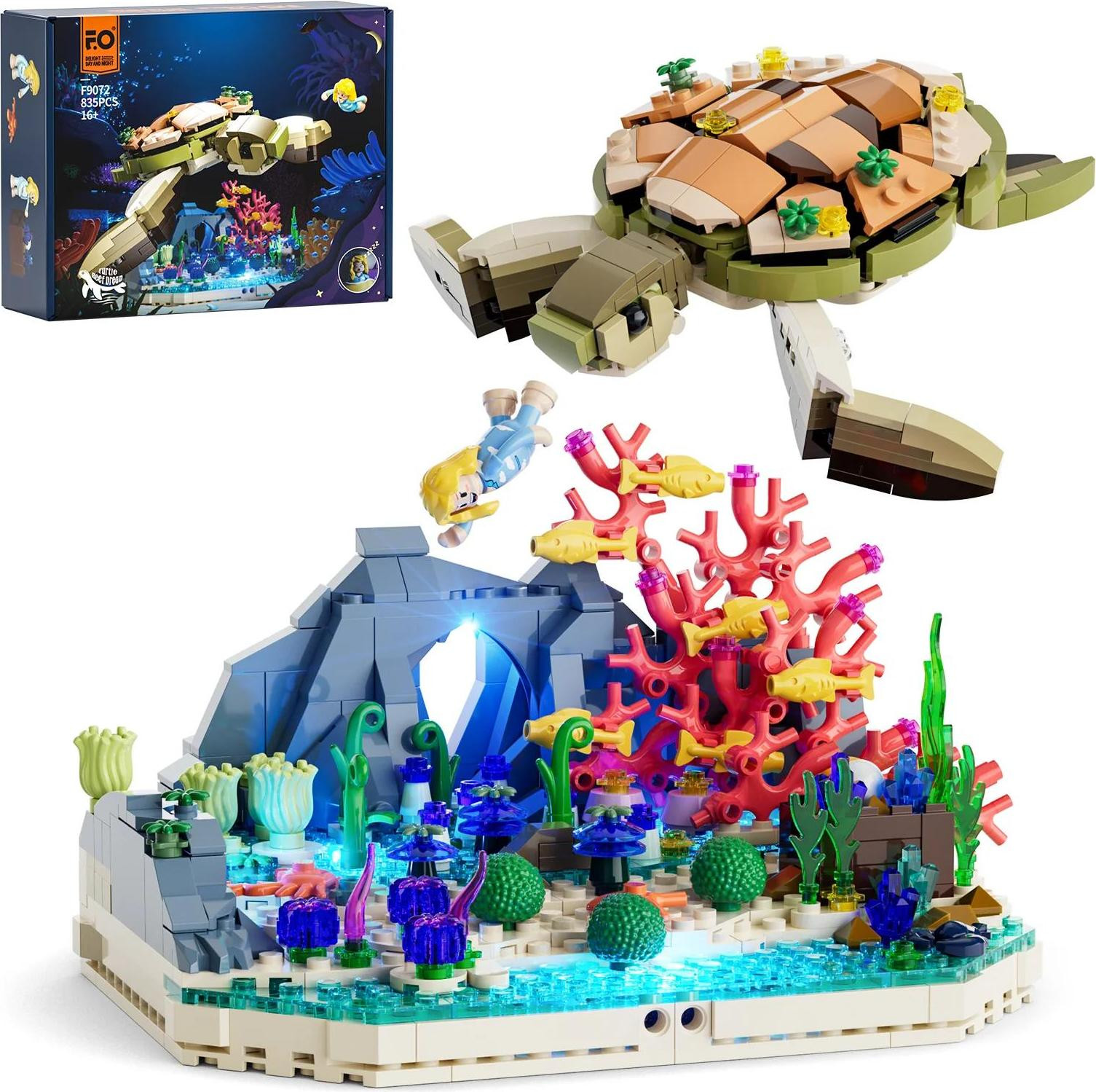 Lumibricks Schildpadkoraal-droom