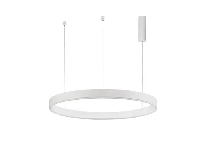 Nova Luce Pendelleuchte Motif - Weiß , 100 , dimmbar mit Phasen