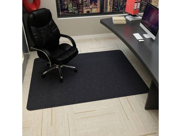 Tapis de chaise de bureau antidérapant 90x120cm, protection de sol pour chaises pivotantes de gaming, tapis de bureau, utilisation à domicile, bureau, chambre, salon