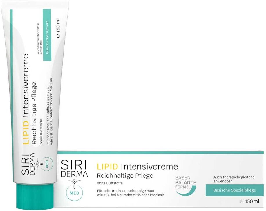 Siriderma Lipid Intensivcreme ohne Duftstoffe