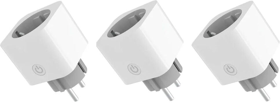 Kit 3 Tomadas Inteligentes Wi-Fi Energeeks EG-EW009MC