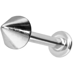 14 Karat Gold Labret mit Innengewinde SPITZE