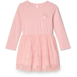 Tchibo - Kinder-Jerseykleid mit Pailletten - Baby - Gr. 74/80 - hellrosa