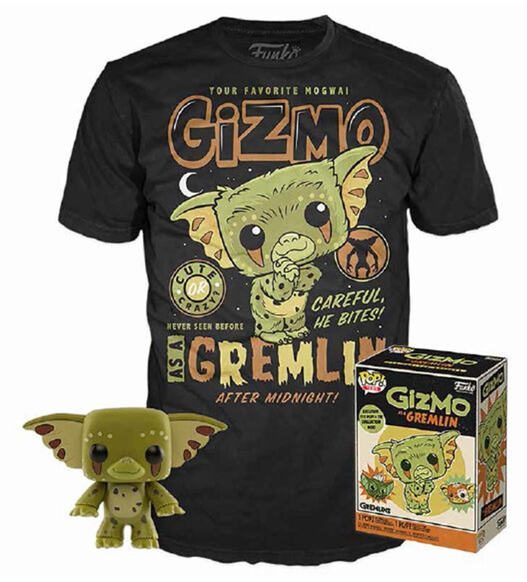 Funko Pop! Gremlins Gizmo Vinylfiguur met T-shirt Set