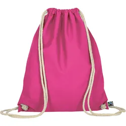 TEXXILLA Turnbeutel aus Fairtrade-zertifizierter Baumwolle, pink
