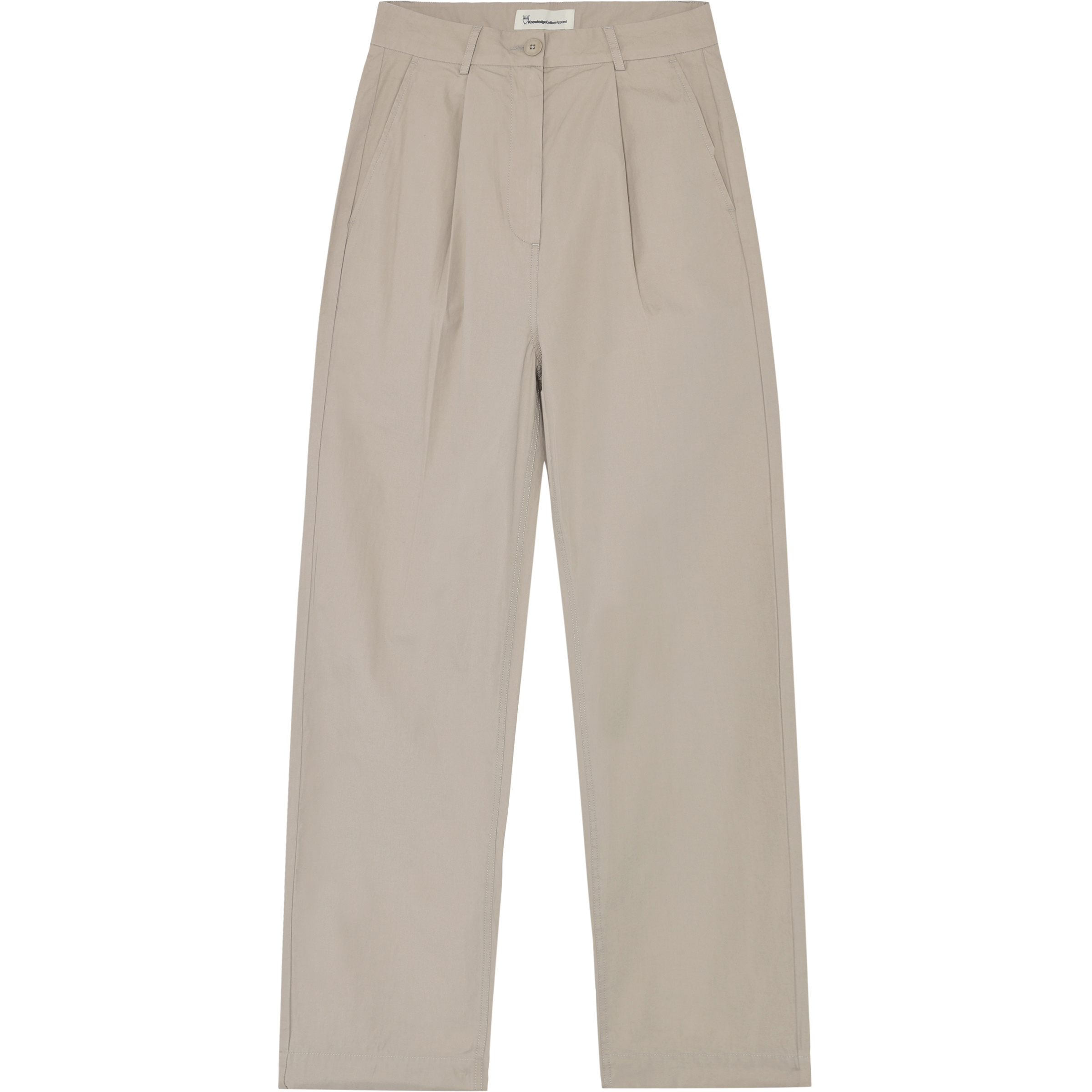 KnowledgeCotton Apparel Poplin Hose Damen Jeans & Freizeithose beige Größe S Lifestyle Hautfreundlich