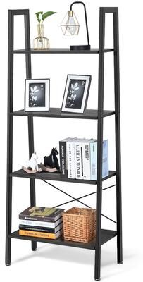 4-Tier Ladder Shelf Bookcase Storage and Display Rack